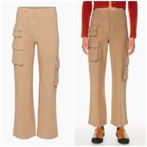 NWT Aritzia Wilfred Free High Rise Picture Wide Leg Cargo Pant 00